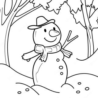 Låt Det Snöa Målarbok | Låt det snöa målarbild