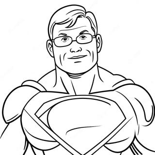 Superhjältepappa färgläggningssida | Jag älskar min pappa målarbild