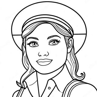 Jessie färgläggningssida | Jessie målarbild