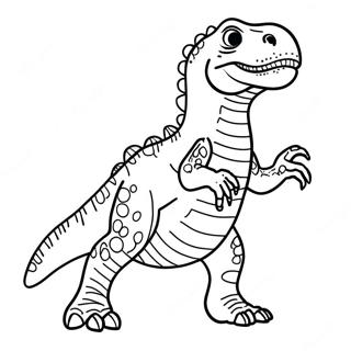 T Rex Målarbild | T Rex målarbild