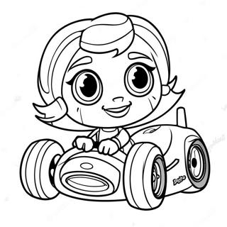 Vanellope von Schweetz Racing Målarbild | Riv det Ralph målarbild