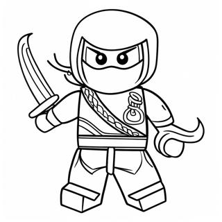 Nya Ninjago färgläggningssida | Nya Ninjago målarbild