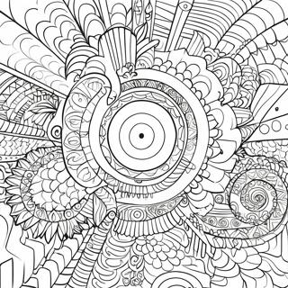 Optisk Illusion Målarbild | Optisk Illusion målarbild