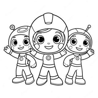 Team Umizoomi Färgläggningssida | Team Umizoomi målarbild