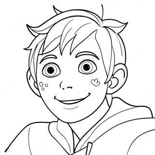 Jack Frost färgläggningssida | Jack Frost målarbild
