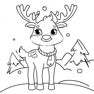 Julren Färgläggningssida | Julren målarbild
