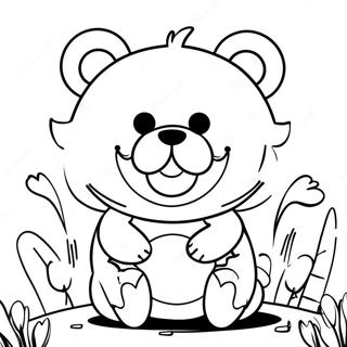 Monokuma Danganronpa Målarbild | Danganronpa målarbild