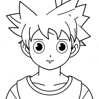 Killua Målarbild | Killua målarbild