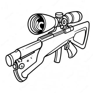 Sniper Gevär Färgning | Snipergevär målarbild