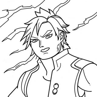 Spännande Denki Kaminari Blix Målarbild | Denki Kaminari målarbild