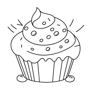 Muffin Målarbok | Muffin målarbild