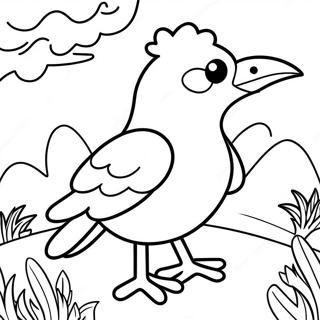 Fridfull Woodstock Fågel Målarbild | Woodstock målarbild