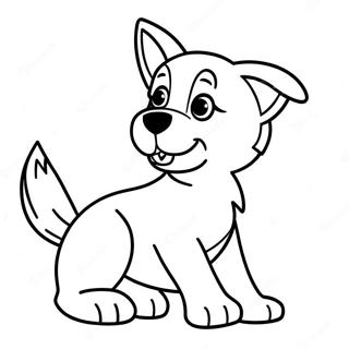 Realistisk tysk herdehund Målarbilder