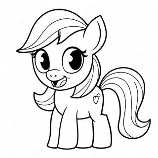 Applejack med ett Ljust Leende Målarbild | Äppeljack målarbild