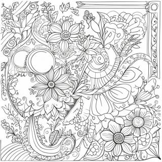 Johanna Basford Invecklad Målarbild | Johanna Basford målarbild
