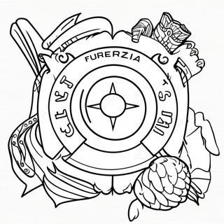 Fuerza Regida Logotyp Målarbild | Fuerza Regida målarbild