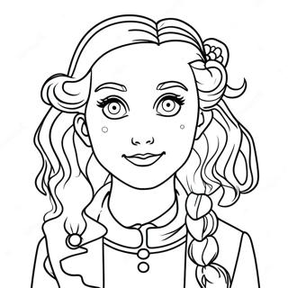 Fantasifull Luna Lovegood Målarbild | Luna Lovegood målarbild
