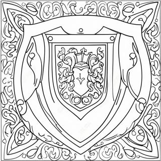 Riddarsköld Målarbok | Sköld målarbild
