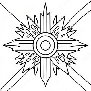 New Mexico statsflagga färgläggningssida | New Mexico målarbild