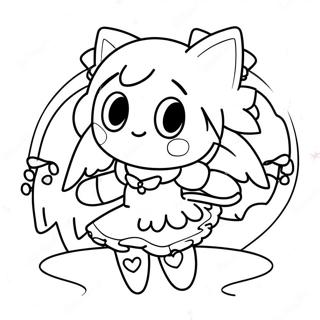 Magisk flicka Madoka färgläggningssida | Madoka Magica målarbild
