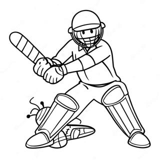 Gräshoppa Färgläggningssida | Kricket målarbild