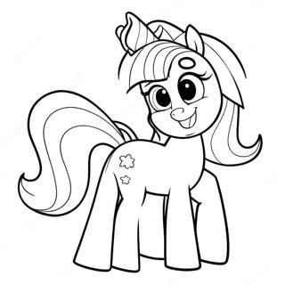 Twilight Sparkle Magisk Färgläggningssida | Skymning Gnista målarbild