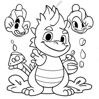 Koopalings Målarbok | Koopalings målarbild