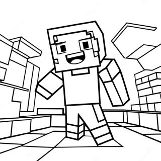 Minecraft Alex Målarbok | Minecraft Alex målarbild