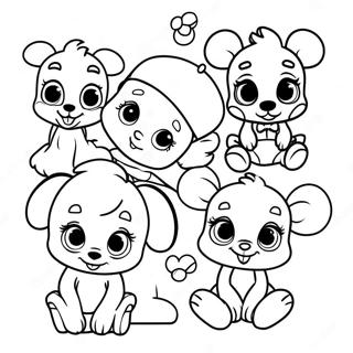 Baby Disney Karaktärer Målarbild | Baby Disney målarbild