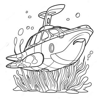 Subnautica Färgläggningssida | Subnautica målarbild
