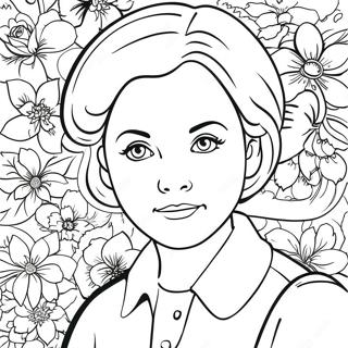Emma färgläggningssida | Emma målarbild