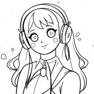 Vocaloid Färgläggningssida | Vocaloid målarbild