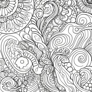 Marmor Mönster Färgläggningssida | Marmor målarbild