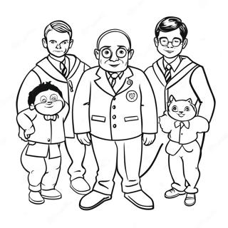 Odd Squad färgläggningssida | Udda Squad målarbild