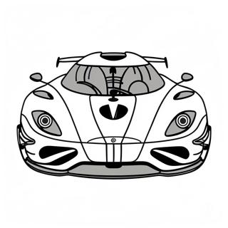 Koenigsegg Agera RS racing färgläggningssida | Koenigsegg målarbild