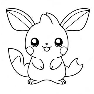 Söt Pokemon Färgläggningssida | Söta Pokemon målarbild