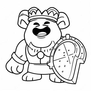 Clash Royale Färgläggningssida | Clash Royale målarbild