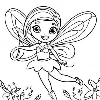 Bloom Winx Club Målarbild | Bloom Winx Club målarbild