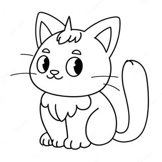 Katt Pokemon Färgläggningssida | Katt Pokemon målarbild