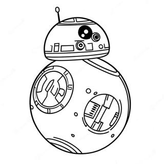 BB8 färgläggningssida | BB8 målarbild
