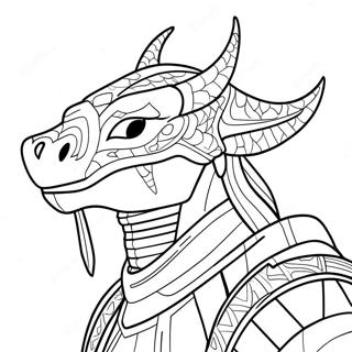 Skyrim Dragonborn Målarbild | Skyrim målarbild