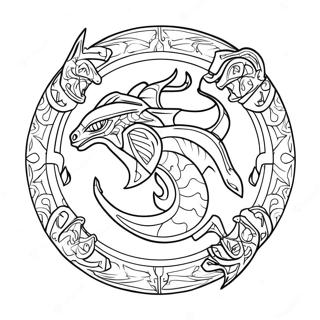 Skyrim Logotyp Målarbild | Skyrim målarbild
