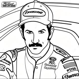 Dale Earnhardt Racingbil Målarbild | Dale Earnhardt målarbild