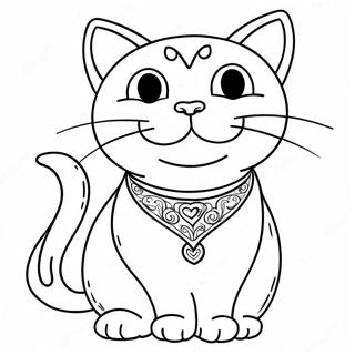Sassy Katt med Attityd Målarbild | Sassy målarbild