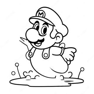 Super Mario Odyssey färgläggningssida | Super Mario Odyssey målarbild