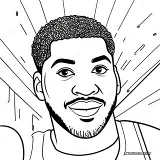 Anthony Davis färgläggningssida | Anthony Davis målarbild