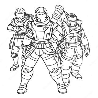 Apex Legends Färgläggningssida | Apex Legends målarbild