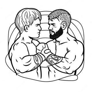 UFC färgläggningssida | UFC målarbild