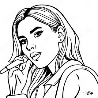 Dua Lipa Målarbild | Dua Lipa målarbild