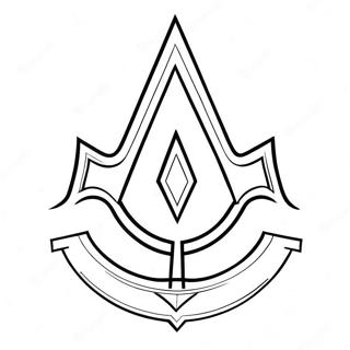 Assassin's Creed Logotyp Målarbild | Assassin's Creed målarbild